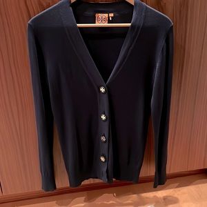 Tory Burch Navy Cardigan
